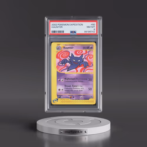 2002 Pokémon Expedition #80 Haunter (PSA 8 NM-MT)