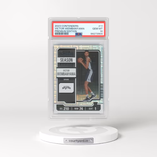 2023 Panini Contenders #11 Victor Wembanyama - Premium Edition (PSA 10 GEM MINT)