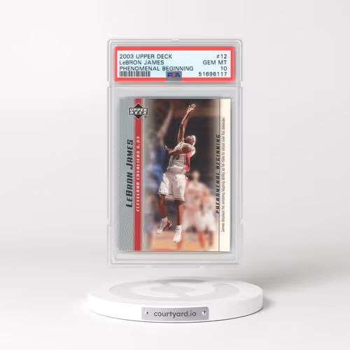 2003 Upper Deck Lebron James Phenomenal Beginnings #12 LeBron James (PSA 10 GEM MINT)