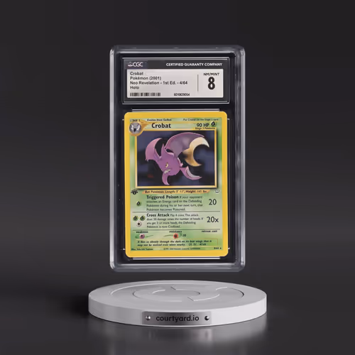 2001 Neo Revelation #4/64 Crobat - 1st Edition Holo (CGC 8 NM-MT)