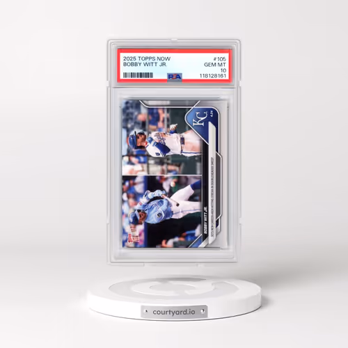 2025 Topps Now #105 Bobby Witt Jr. (PSA 10 GEM MINT)