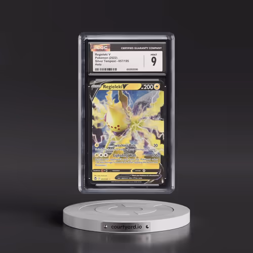 2022 Silver Tempest #057/195 Regieleki V - Holo (CGC 9 MINT)