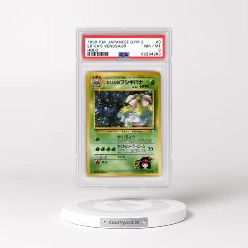 1999 Pokémon Gym 2 #3 Erika's Venusaur - Holo (PSA 8 NM-MT)