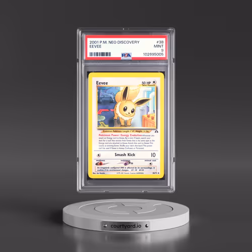 2001 Pokémon Neo Discovery #38 Eevee (PSA 9 MINT)