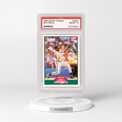 1989 Score Traded #106T Joey Belle (PSA 8 NM-MT)