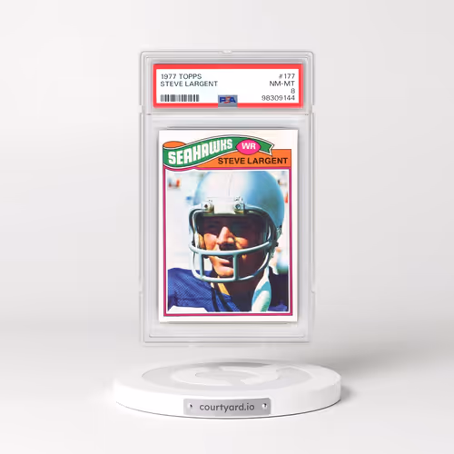 1977 Topps #177 Steve Largent (PSA 8 NM-MT)
