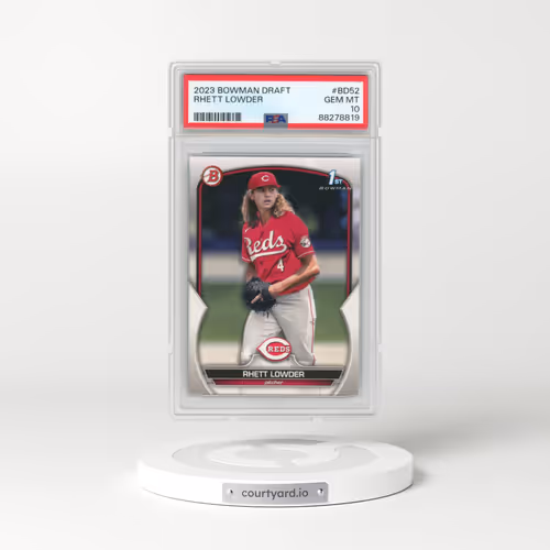 2023 Bowman Draft #BD52 Rhett Lowder (PSA 10 GEM MINT)