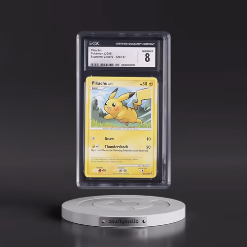 2009 Supreme Victors #120/147 Pikachu (CGC 8 NM-MT)