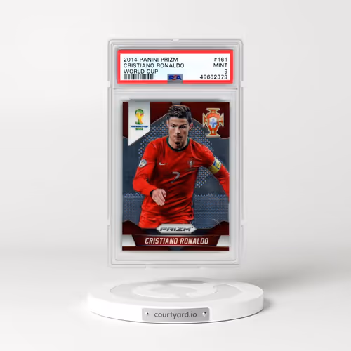 2014 Panini Prizm World Cup #161 Cristiano Ronaldo (PSA 9 MINT)