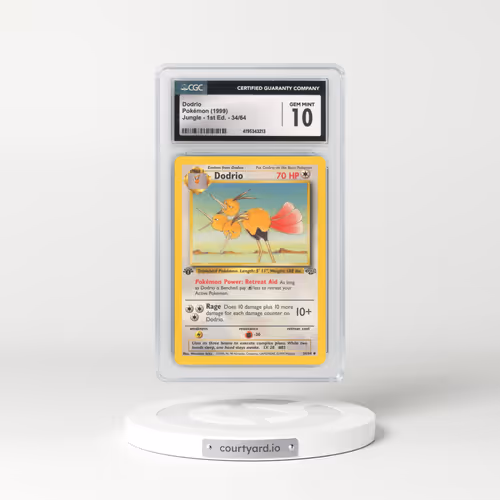 1999 Jungle #34 Dodrio - 1st Edition (CGC 10 PRISTINE)