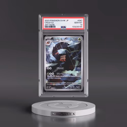 2023 Pokémon Sv4k-Ancient Roar #067 Crustle - Art Rare (PSA 10 GEM MINT)
