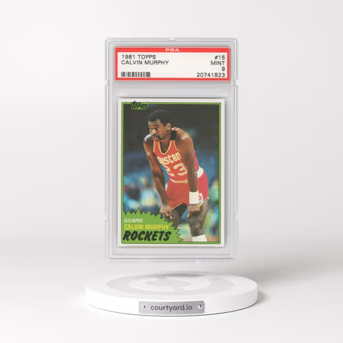 1981 Topps #15 Calvin Murphy (PSA 9 MINT)