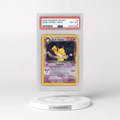 2000 Pokémon Rocket #9 Dark Hypno - Holo (PSA 8 NM-MT)