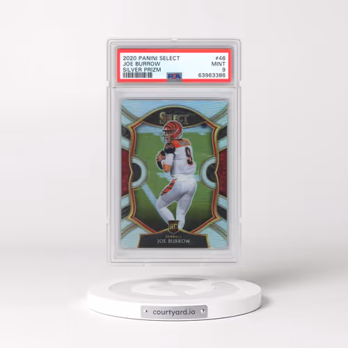 2020 Panini Select #46 Joe Burrow - Silver Prizm (PSA 9 MINT)