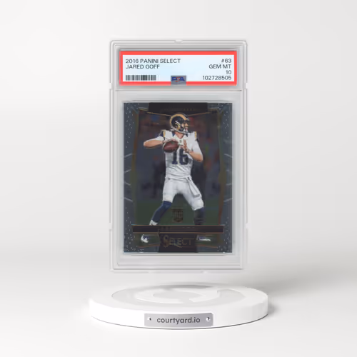 2016 Panini Select #63 Jared Goff (PSA 10 GEM MINT)