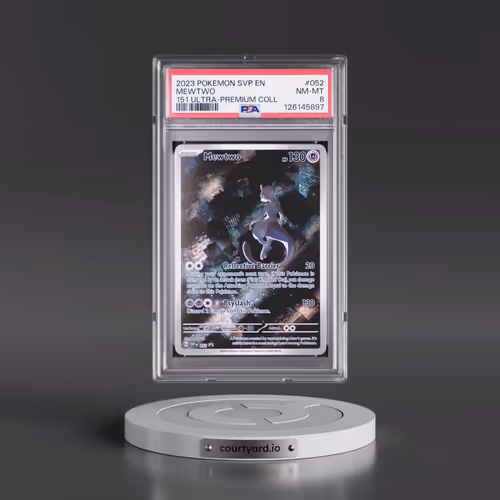 2023 Pokémon Svp EN-SV Black Star Promo #052 Mewtwo - 151 Ultra-Premium Collection (PSA 8 NM-MT)