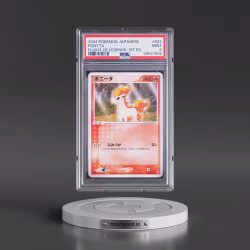 2004 Pokémon Flight of Legends #022 Ponyta - 1st Edition (PSA 9 MINT)