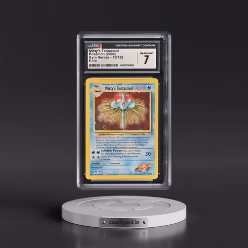 2000 Gym Heroes #10/132 Misty's Tentacruel - Holo (CGC 7 NM)