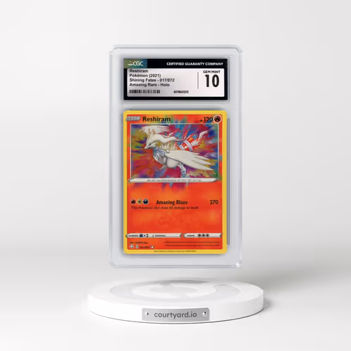 2021 Shining Fates #017/072 Reshiram - Amazing Rare (CGC 10 GEM MINT)