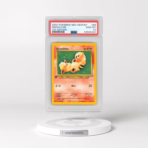 2002 Pokémon Neo Destiny #68 Growlithe - 1st Edition (PSA 10 GEM MINT)