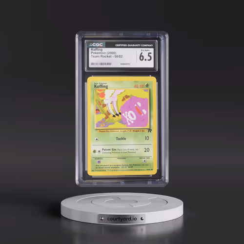 1999 Team Rocket #58/82 Koffing (CGC 6.5 EX-NM+)