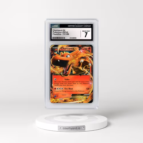 2014 Flashfire #11/106 Charizard EX - Holo (CGC 7 NM)