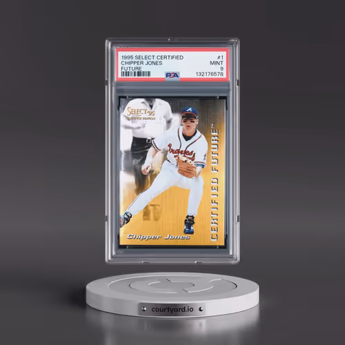 1995 Select Certified Future #1 Chipper Jones (PSA 9 MINT)