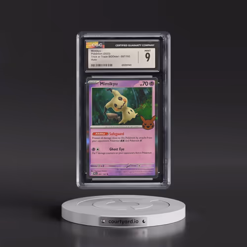2023 Trick or Trade BOOster (2023) #097/193 Mimikyu - Holo (CGC 9 MINT)