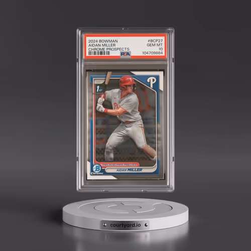 2024 Bowman Chrome Prospects #BCP27 Aidan Miller (PSA 10 GEM MINT)