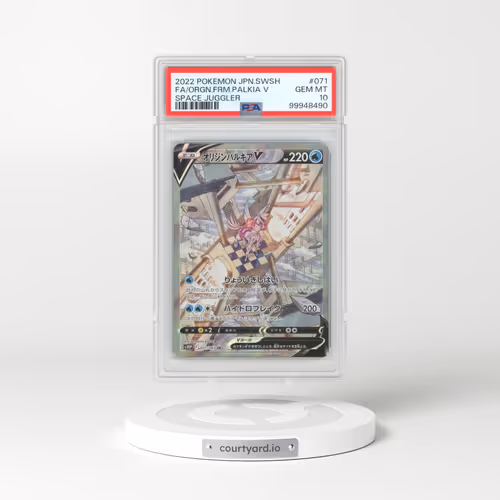 2022 Pokémon Sword & Shield Space Juggler #071 Origin Forme Palkia V - Holo Full Art (PSA 10 GEM MINT)