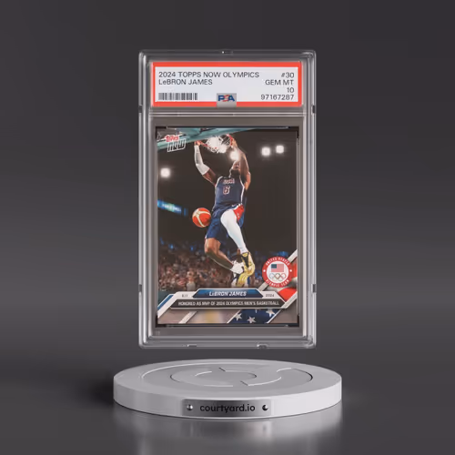 2024 Topps Now Olympic Games #30 LeBron James (PSA 10 GEM MINT)
