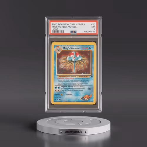 2000 Pokémon Gym Heroes #10 Misty's Tentacruel - Holo (PSA 7 NM)