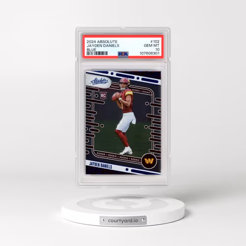 2024 Panini Absolute #102 Jayden Daniels - Blue (PSA 10 GEM MINT)