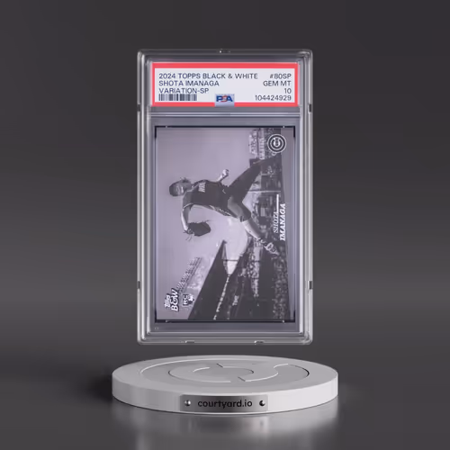 2024 Topps Black and White #80SP Shota Imanaga - Variation-SP (PSA 10 GEM MINT)