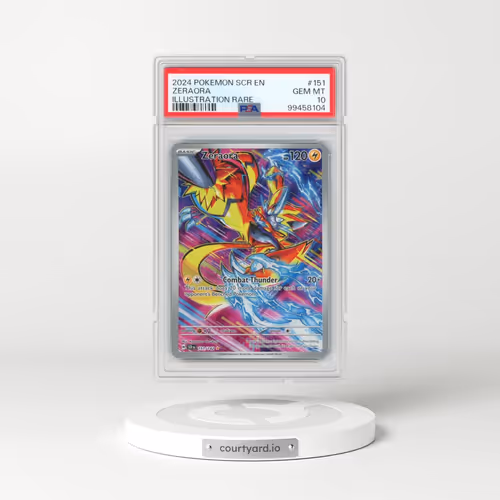 2024 Pokémon Scr EN-Stellar Crown #151 Zeraora - Illustration Rare (PSA 10 GEM MINT)