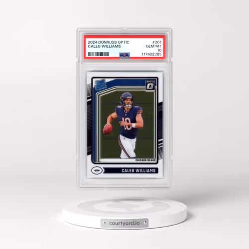 2024 Panini Donruss Optic #201 Caleb Williams (PSA 10 GEM MINT)