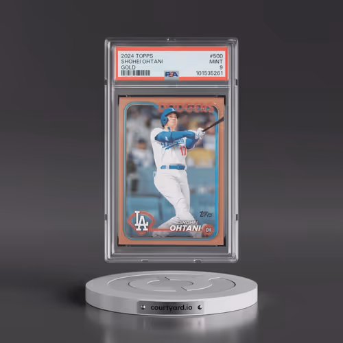 2024 Topps #500 Shohei Ohtani - Gold (PSA 9 MINT)