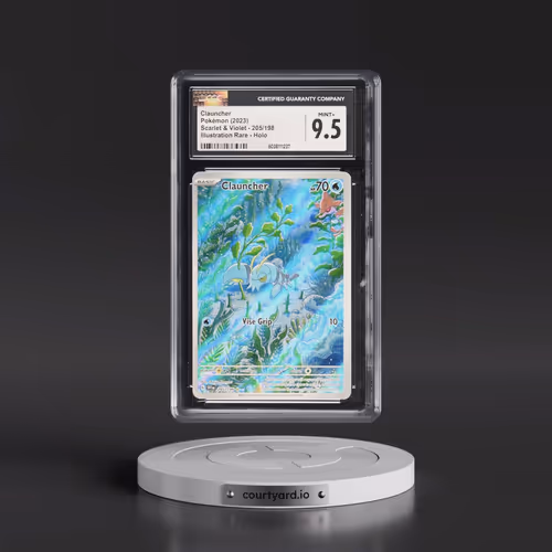 2023 Pokémon Svi EN-Scarlet & Violet #205 Clauncher - Illustration Rare (CGC 9.5 MINT+)