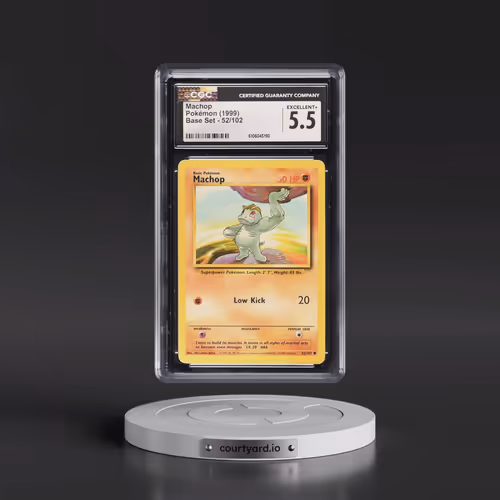 1999 Base Set #52/102 Machop (CGC 5.5 EX+)