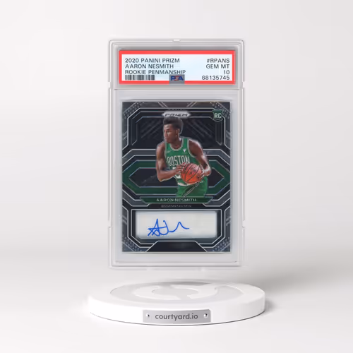 2020 Panini Prizm Rookie Penmanship #RPANS Aaron Nesmith (PSA 10 GEM MINT)