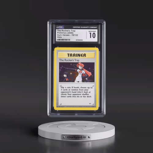 2000 Gym Heroes #19/132 The Rocket's Trap - Holo (CGC 10 GEM MINT)