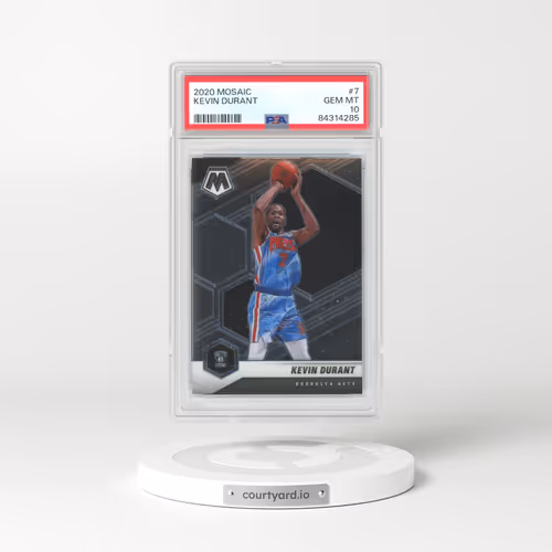 2020 Panini Mosaic #7 Kevin Durant (PSA 10 GEM MINT)
