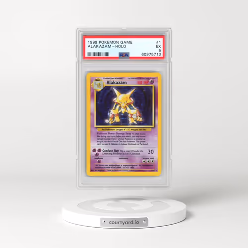 1999 Pokémon Game #1 Alakazam - Holo (PSA 5 EX)