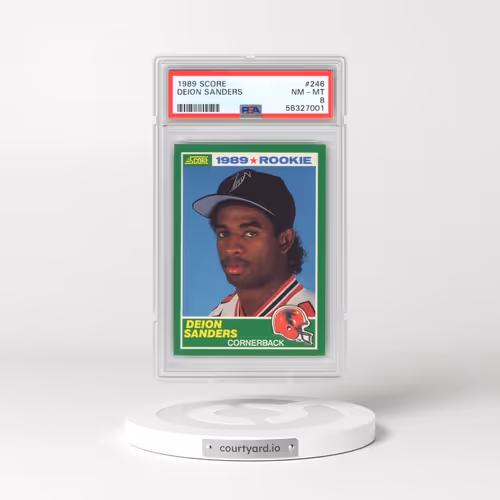 1989 Score #246 Deion Sanders (PSA 8 NM-MT)