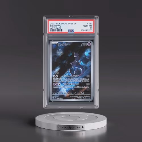 2023 Pokémon Sv2a-Pokémon 151 #183 Mewtwo - Art Rare (PSA 10 GEM MINT)