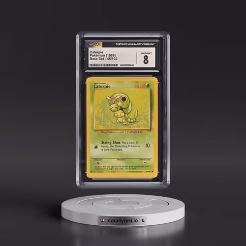 1999 Base Set #45/102 Caterpie (CGC 8 NM-MT)