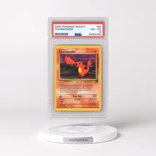 2000 Pokémon Rocket #50 Charmander (PSA 8 NM-MT)