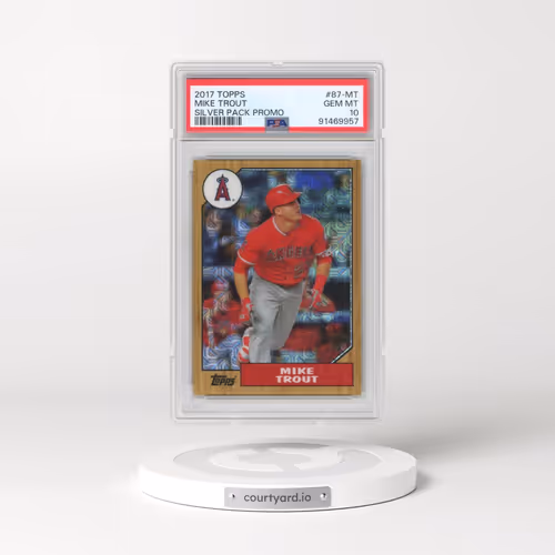 2017 Topps Silver Pack Promo #87-MT Mike Trout (PSA 10 GEM MINT)