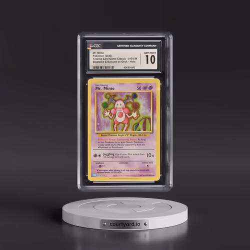 2023 Pokémon Clb-Trading Card Game Classic Blastoise & Suicune EX Deck #013 Mr. Mime (CGC 10 GEM MIN