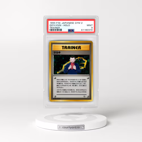 1999 Pokémon Gym 2 Giovanni - Holo Trainer (PSA 9 MINT)